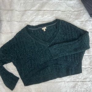 Urban Outfitters Cropped Chenille Knit Sweater